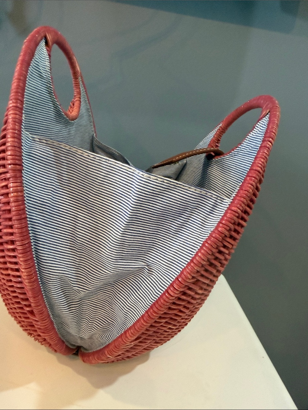 J. McLaughlin Victoria wicker bag - Picture 9 of 12